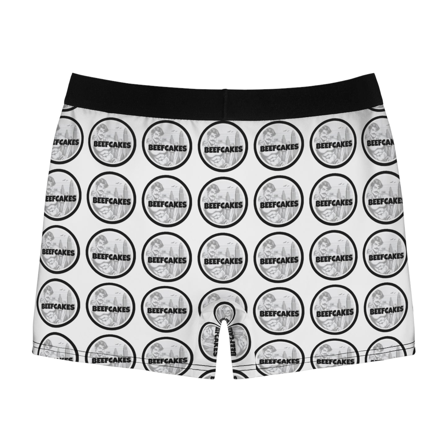 BEEFCAKE LOGO MEN'S BOXER BRIEFS