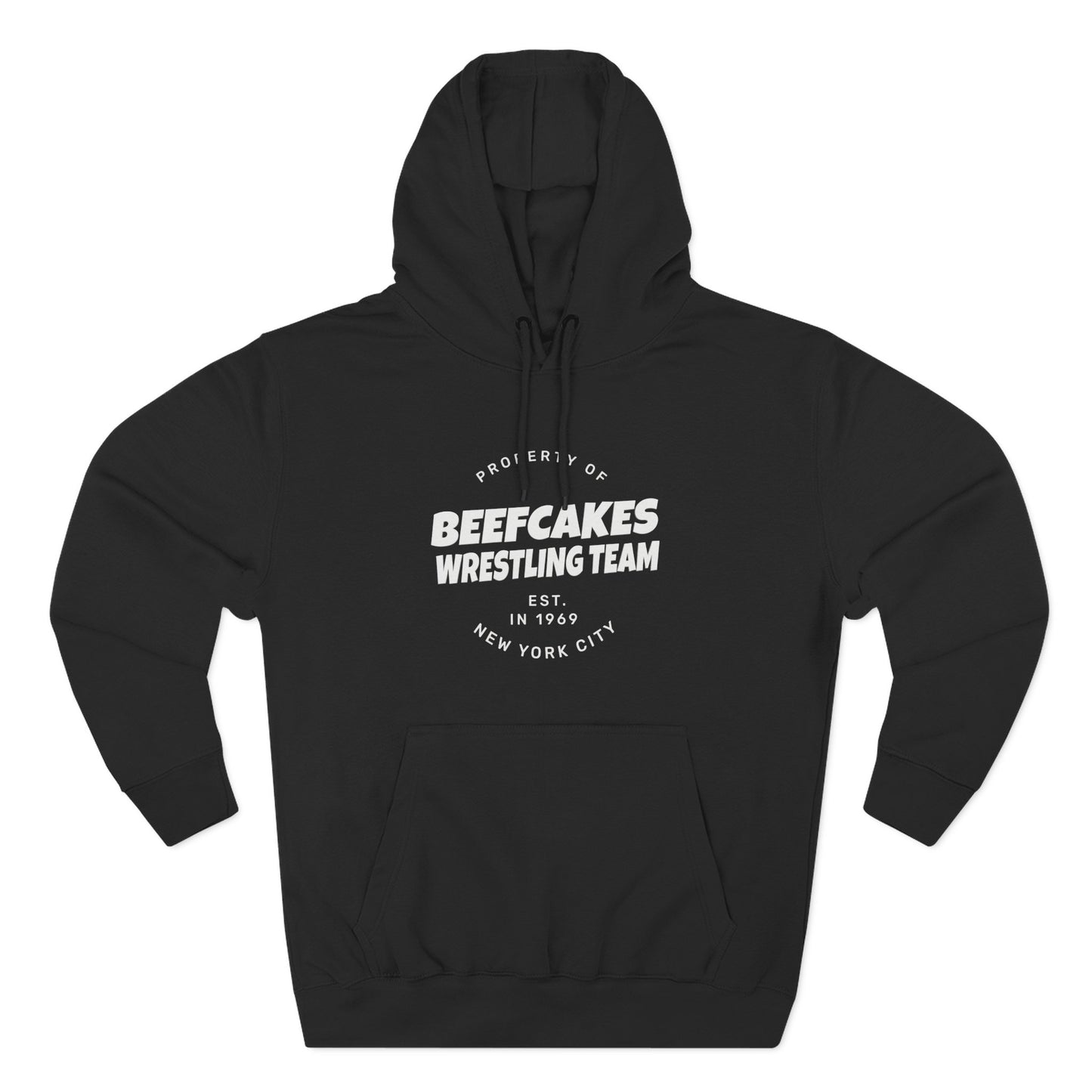 "BEEFCAKES WRESTLING TEAM PROPERTY" HOODIE - VINTAGE 1969 EDITION
