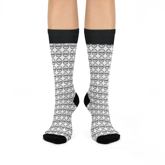 BEEFCAKE LOGO CUSHIONED CREW SOCKS