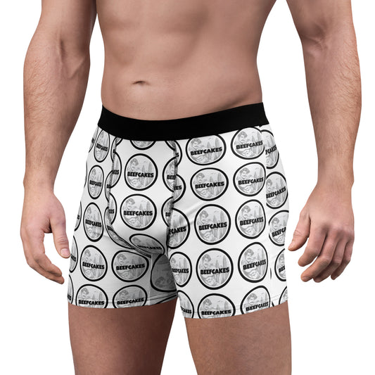 BEEFCAKE LOGO MEN'S BOXER BRIEFS