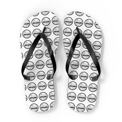 BEEFCAKE LOGO FLIP FLOPS