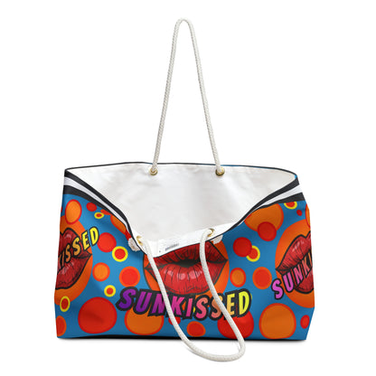 "SUNKISSED" POP ART - WEEKENDER/BEACH BAG