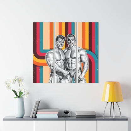 🏳️‍🌈 Boys Will Be Boys: Second Coming Triptych- Limited Edition- 36"x 12"
