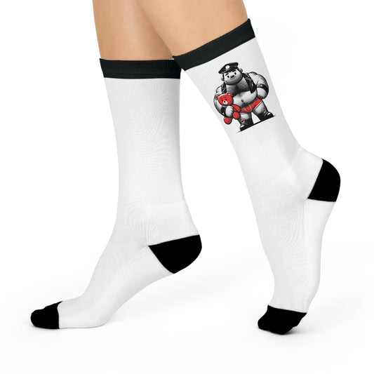 BEEFCAKE BEAR -BEAR CUSHIONED CREW SOCKS