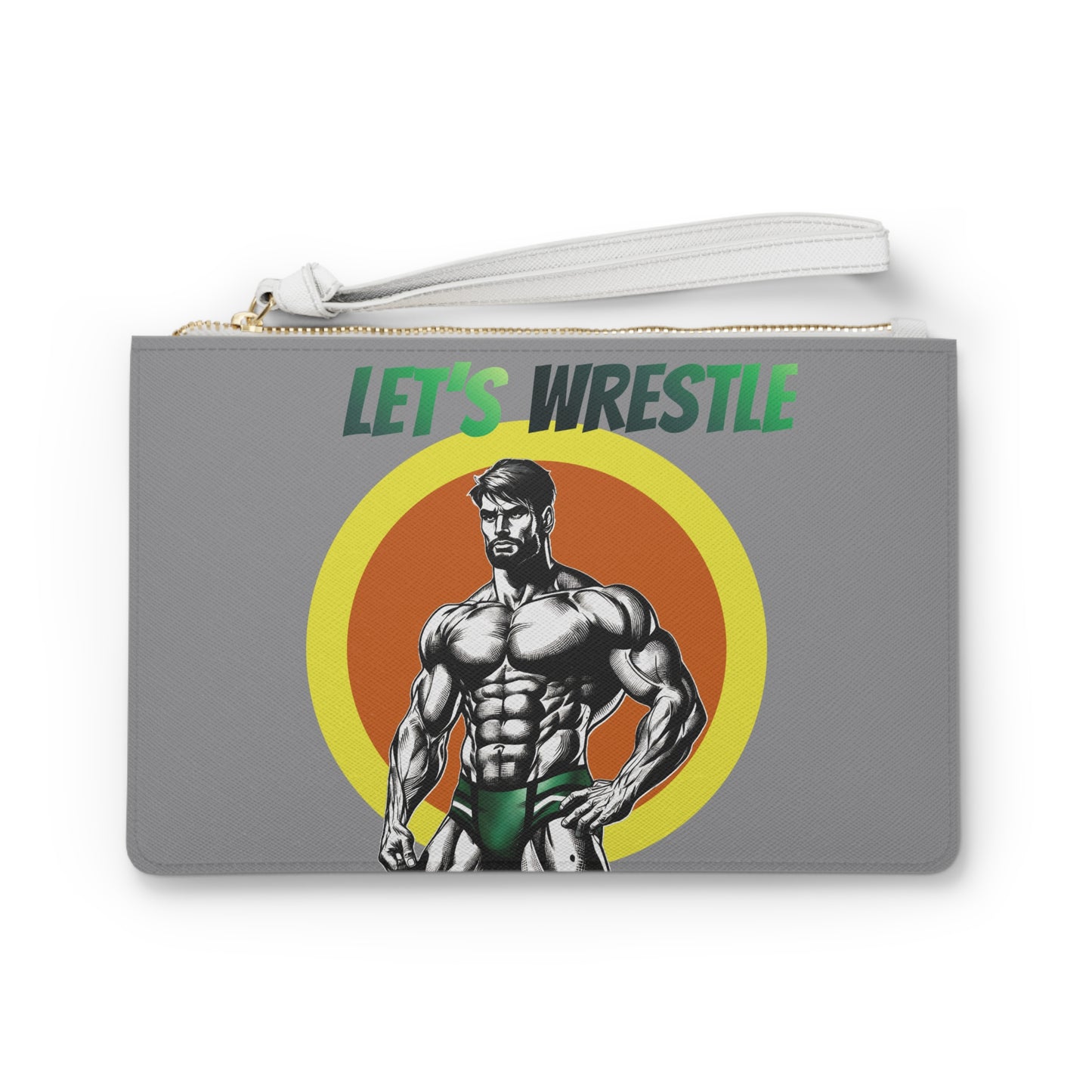 LET’S WRESTLE! - MEN'S RETRO MUSCLE CARRY ALL POUCH