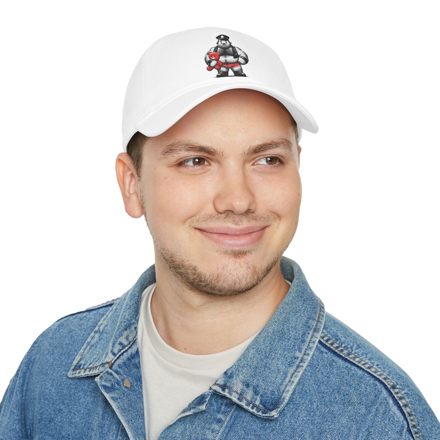 BEEFCAKE BEAR-BEAR, LOW PROFILE BASEBALL CAP