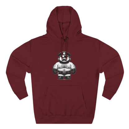 🐼 LEATHER BEAR ON PATROL, MEN'S HOODIE