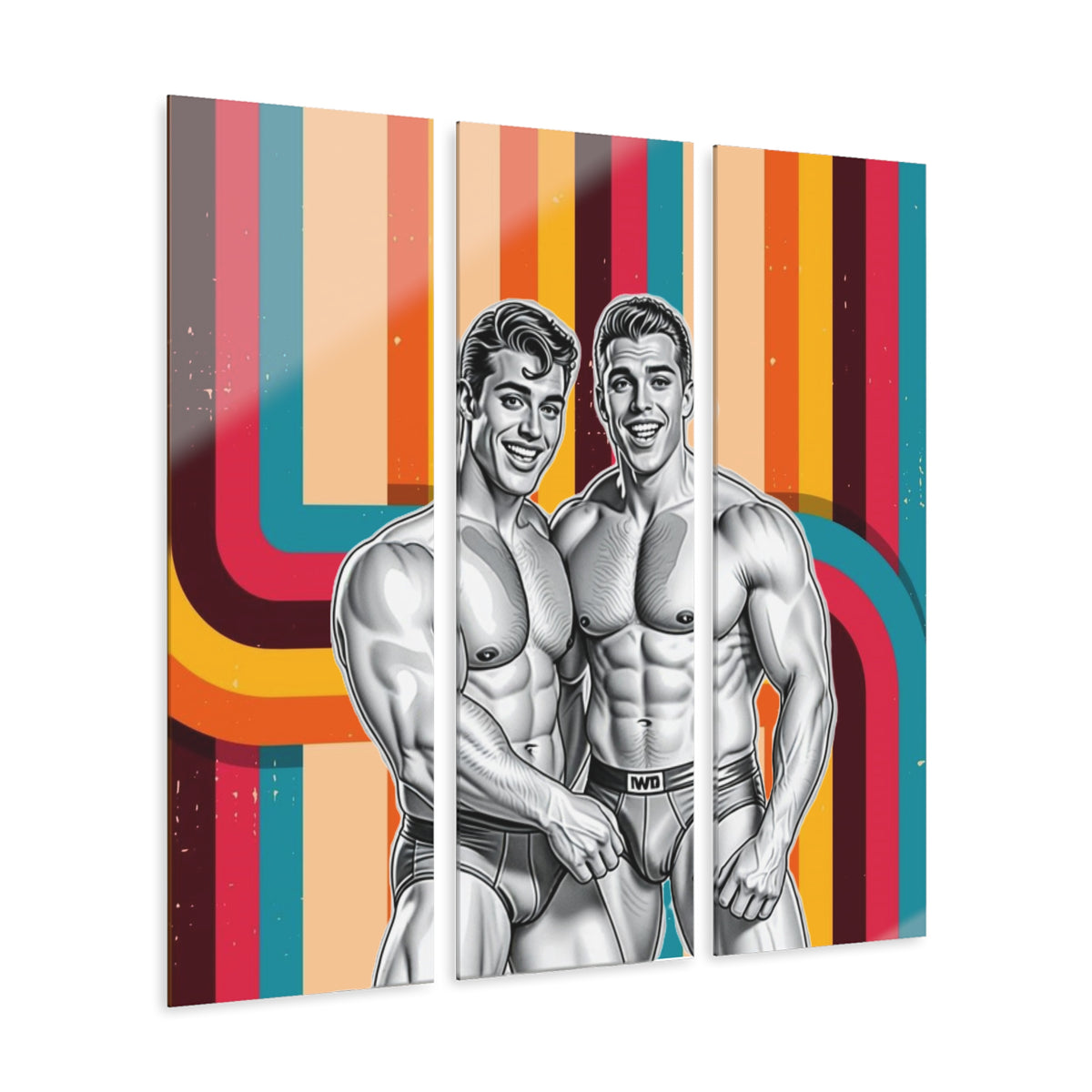 🏳️‍🌈 BOYS WILL BE BOYS - SECOND COMING TRIPYCH - LIMITED EDITION 36"x 12"
