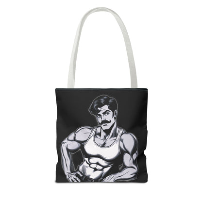Honcho Tote Bag - Comic Style Beefcake Character Logo