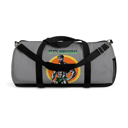 LET’S WRESTLE!- RETRO BEEFCAKES DUFFEL BAG
