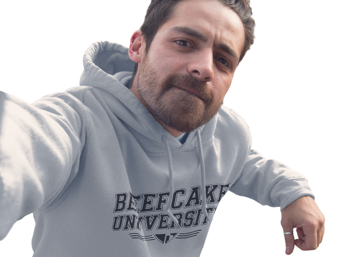 BEEFCAKES UNIVERSITY HOODIE - CAMPUS CUFFED