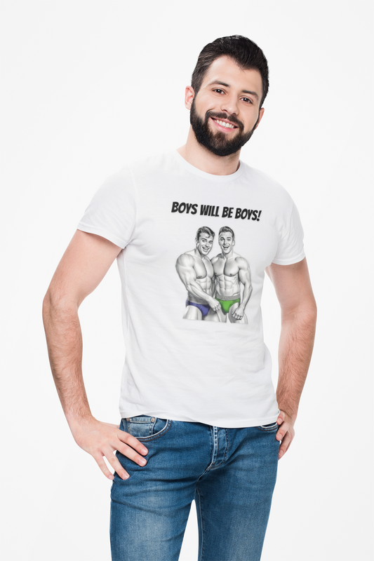 Boys will be Boys Tee- Wave-Crashed & Cheeky-Clad