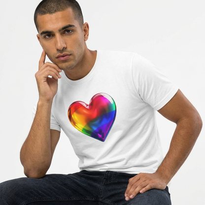 🌈PRIDE COLLECTION - THE BIG HEART- ON TEE  SHIRT