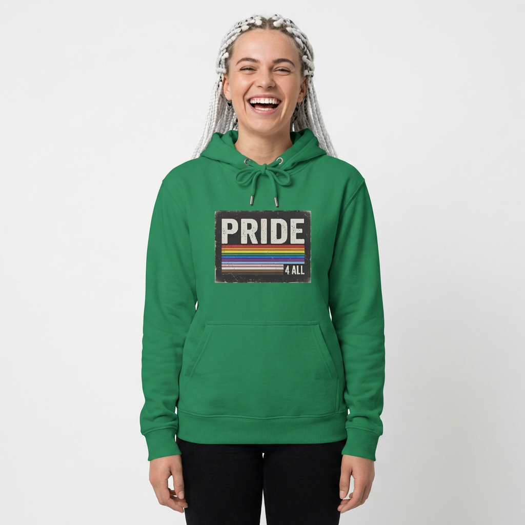 🌈PRIDE COLLECTION-PRIDE STRIPES HOODED SWEATSHIRT