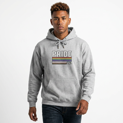 🌈PRIDE COLLECTION- PRIDE GLITTER STRIPE HOODIE