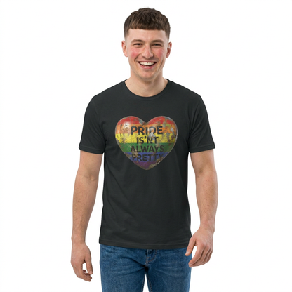 🌈PRIDE COLLECTION- PRIDE IS'NT ALWAYS PRETTY TEE/FRONT & BACK