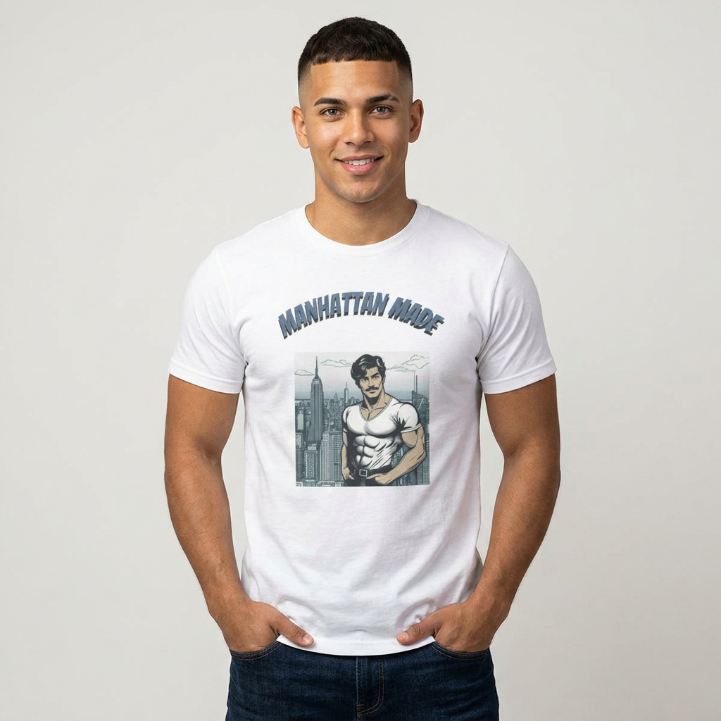 NYC BEEFCAKE, MANHATTAN MADE - MUSCLE POWERED, NYC APPROVED