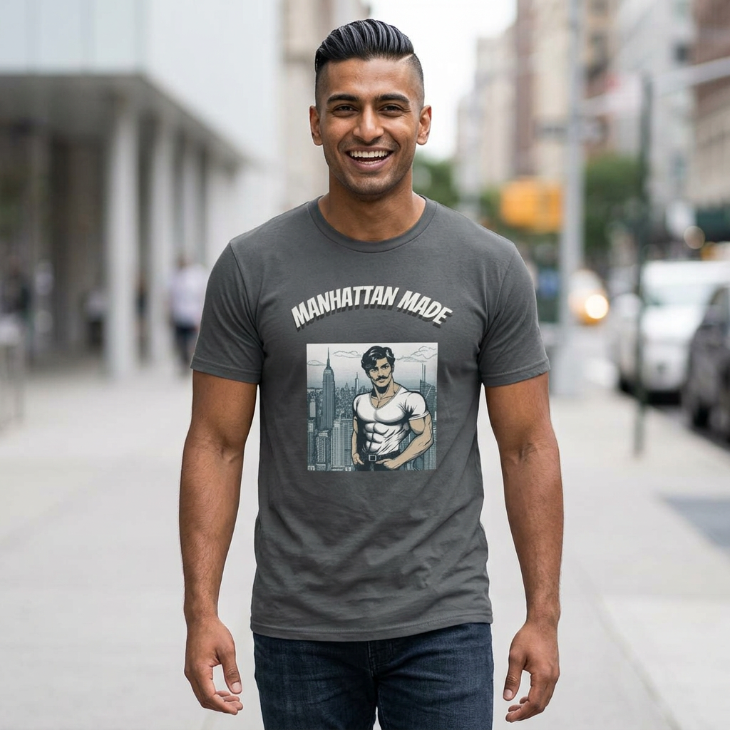 NYC BEEFCAKE, MANHATTAN MADE - MUSCLE POWERED, NYC APPROVED