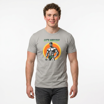 LET'S WRESTLE VINTAGE TEE – MUSCLES, MAYHEM & A SPLASH OF MASC ENERGY