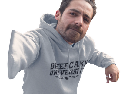 BEEFCAKES UNIVERSITY HOODIE - CAMPUS CUFFED