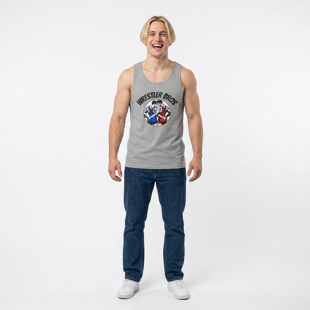 WRESTLER BROS- CHEEKY CHAMPIONS TANK TOP