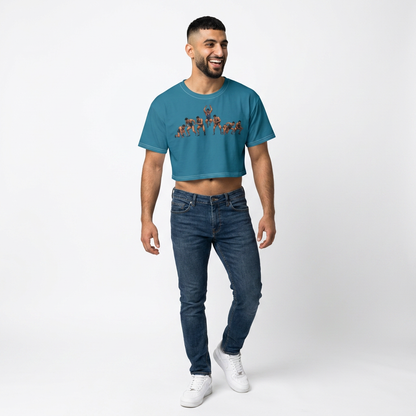PRE-MATCH HEAT‑CROP TEE
