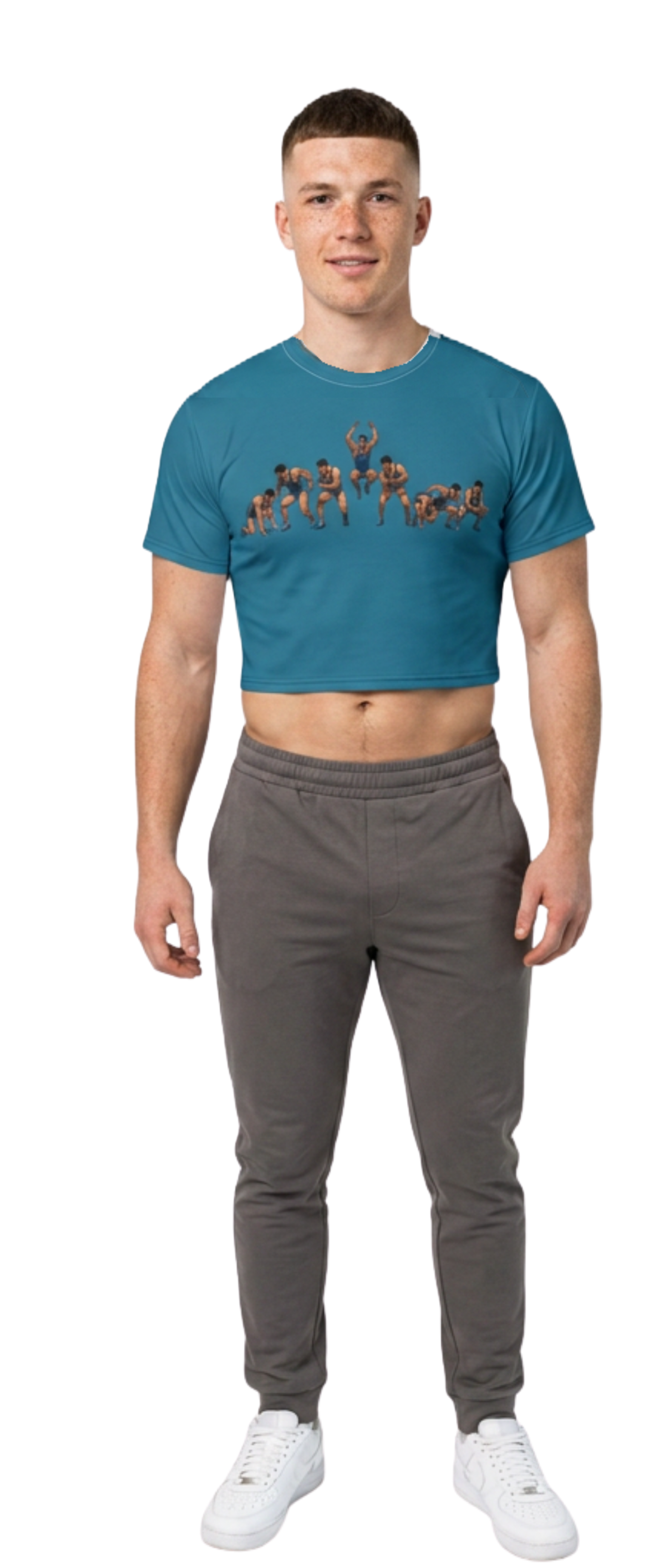PRE-MATCH HEAT‑CROP TEE