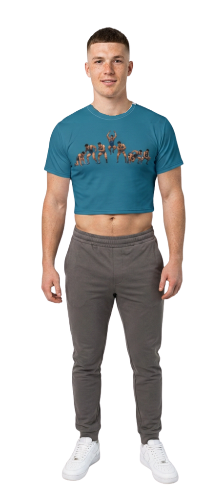 PRE-MATCH HEAT‑CROP TEE