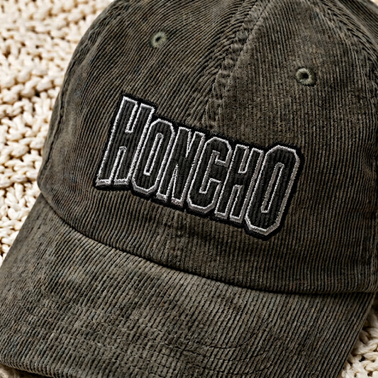 "HONCHO" - VINTAGE CORDUROY CAP- BFCK EDITION (PERSONIZABLE AND EBROIDERED)