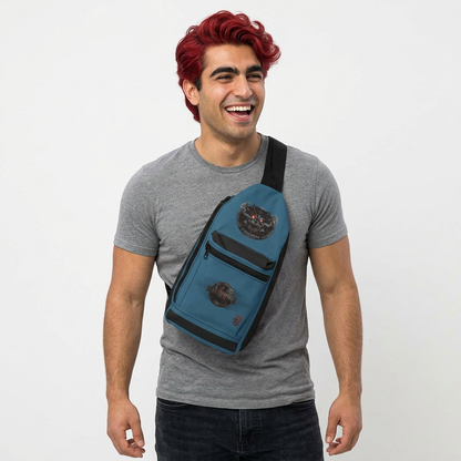 THE OBSCURO COLLECTION: MAYHEM MANIFESTED- HYENA OSCURO-BLUE OPS SLING BAG