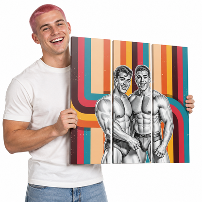 🏳️‍🌈 BOYS WILL BE BOYS - SECOND COMING TRIPYCH - LIMITED EDITION 36"x 12"