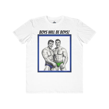 BOYS WILL BE BOYS TEE - WAVE CRASHED AND BARELY CLAD