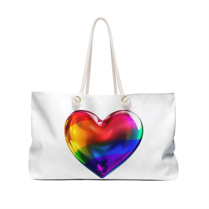 🌈PRIDE COLLECTION -THE BIG HEART-ON WEEKENDER BAG