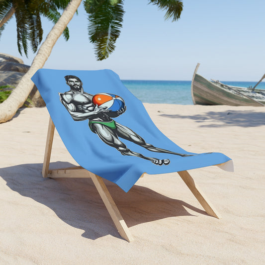 Beach Ball Buddy Beach Towel - Fun Retro Beach Towel