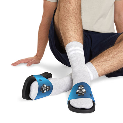 BIG DADDY SMALLS, "THE LITTLES" COLLECTION- FIRE ISLAND EDITION- REMOVABLE STRAP SANDALS