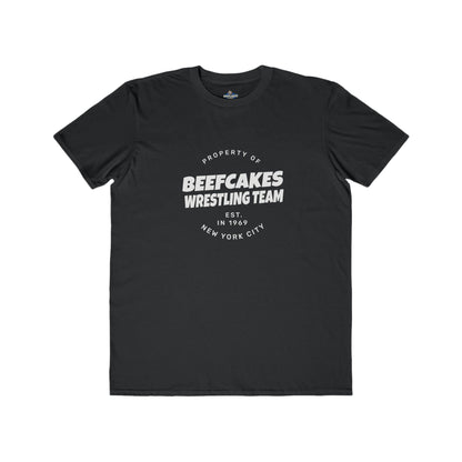 "BEEFCAKES WRESTLING TEAM PROPERTY" TEE- VINTAGE 1969 EDITION