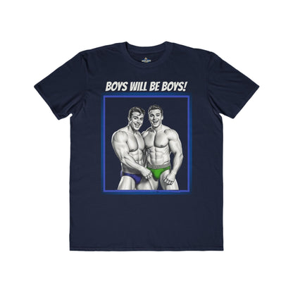 BOYS WILL BE BOYS TEE - WAVE CRASHED AND BARELY CLAD