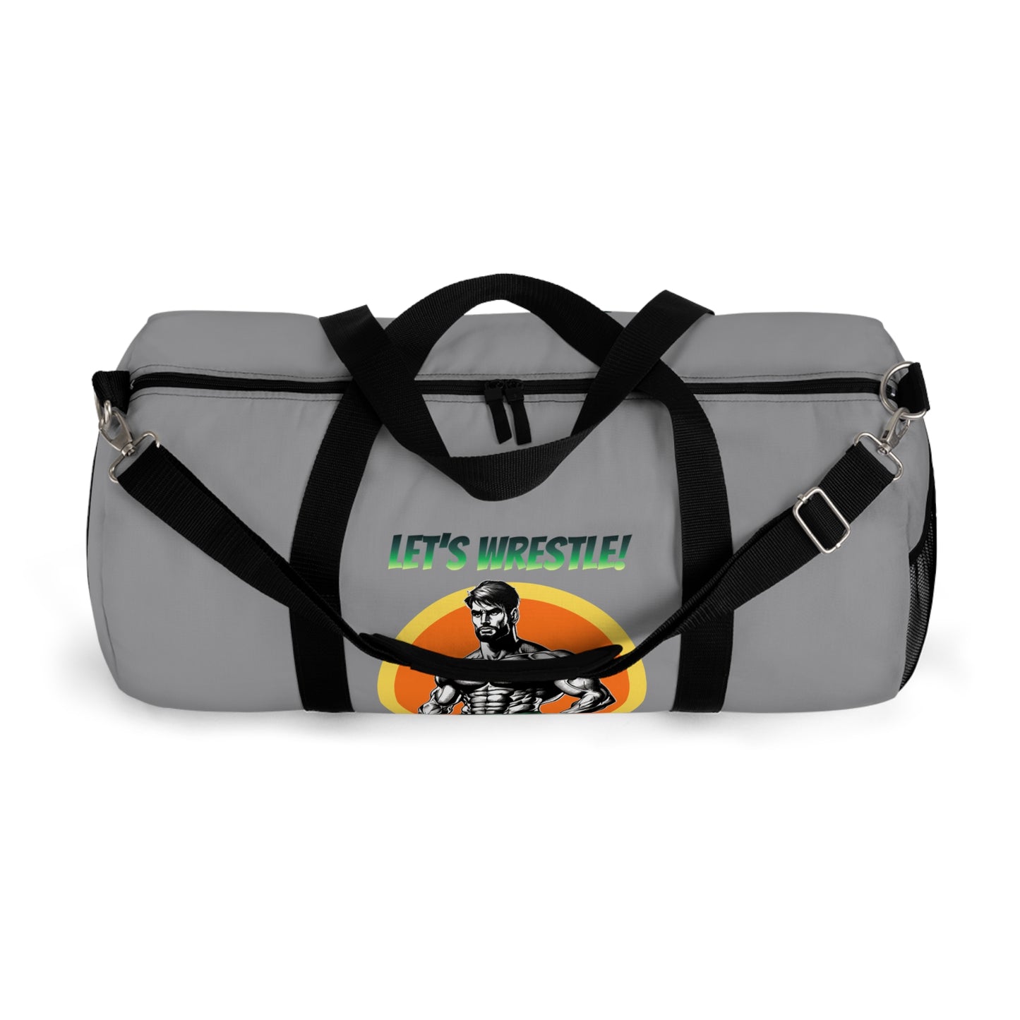 LET’S WRESTLE!- RETRO BEEFCAKES DUFFEL BAG