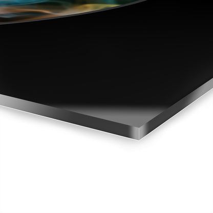 💥 "Masked Heat" — Glossy Acrylic Wall Print