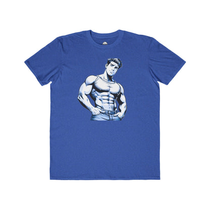 BEEFCAKE STEEL BLUE, MEN'S LIGHTWEIGHT TEE