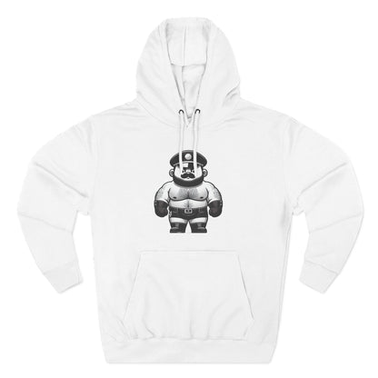 🐼 LEATHER BEAR ON PATROL, MEN'S HOODIE