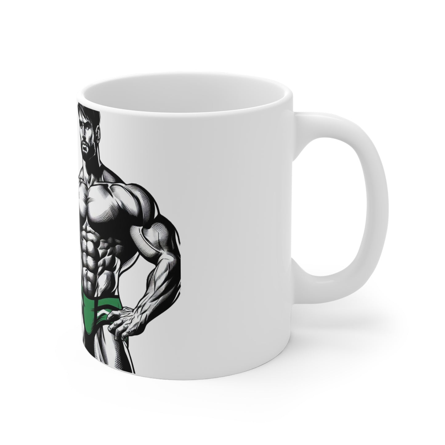 BEEFCAKES LET'S WRESTLE MUG, 11oz