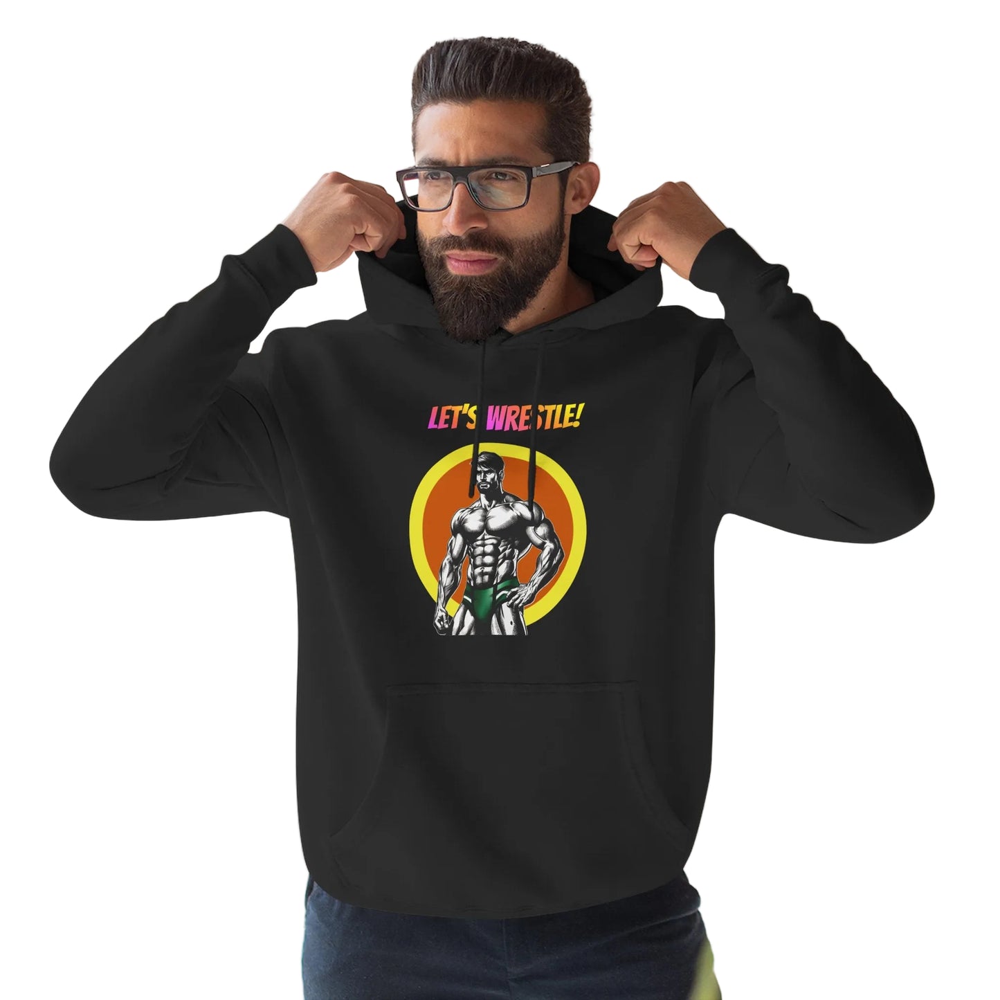 LET’S WRESTLE! - PREMIUM FLEECE HOODIE - BFCK Style