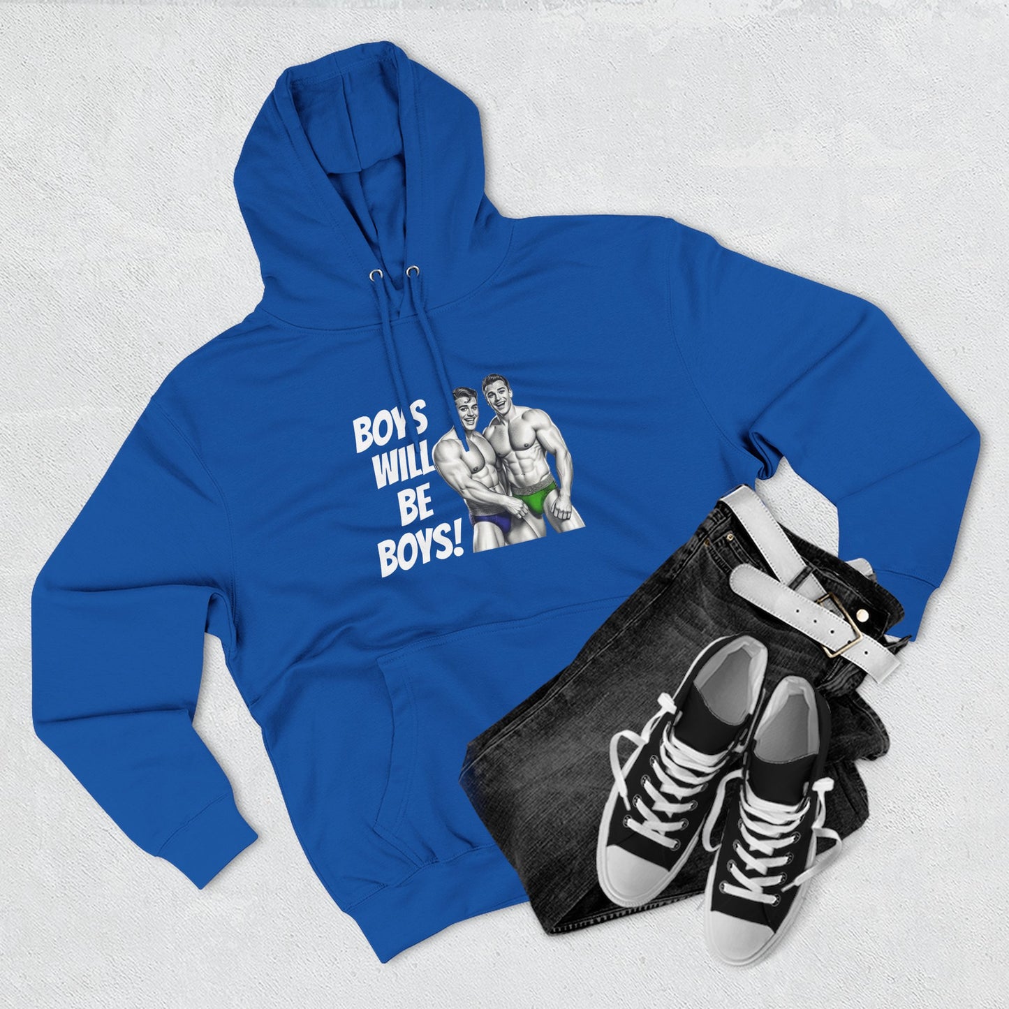 MUSCLE & MOTIVATION HOODIE - BEEFCAKE STYLE