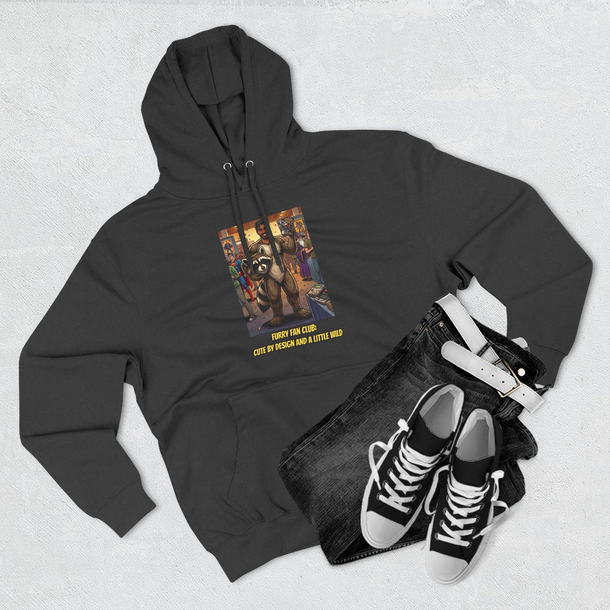 BFCK FURRY FAN CLUB, CUTE BY DESIGN HOODIE- DANTE EDITION