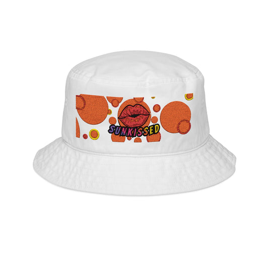 "SUNKISSED" - EMBROIDERED BUCKET HAT