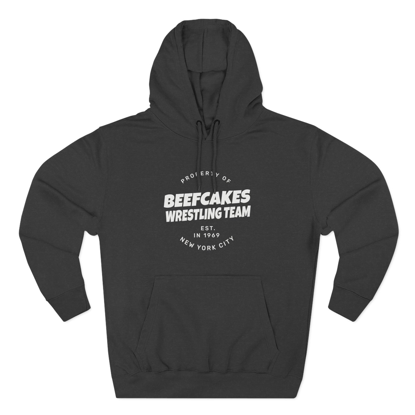 "BEEFCAKES WRESTLING TEAM PROPERTY" HOODIE - VINTAGE 1969 EDITION