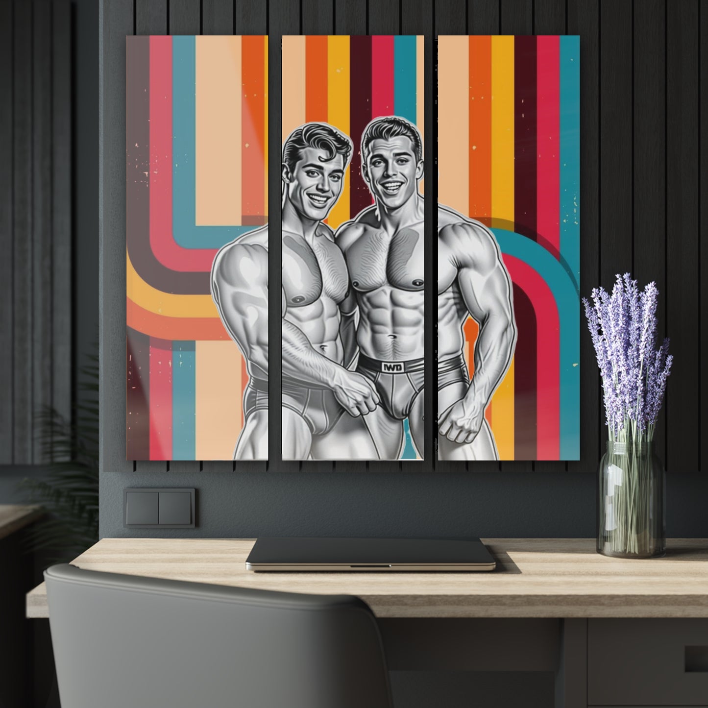 🏳️‍🌈 Boys Will Be Boys: Second Coming Triptych- Limited Edition- 36"x 12"