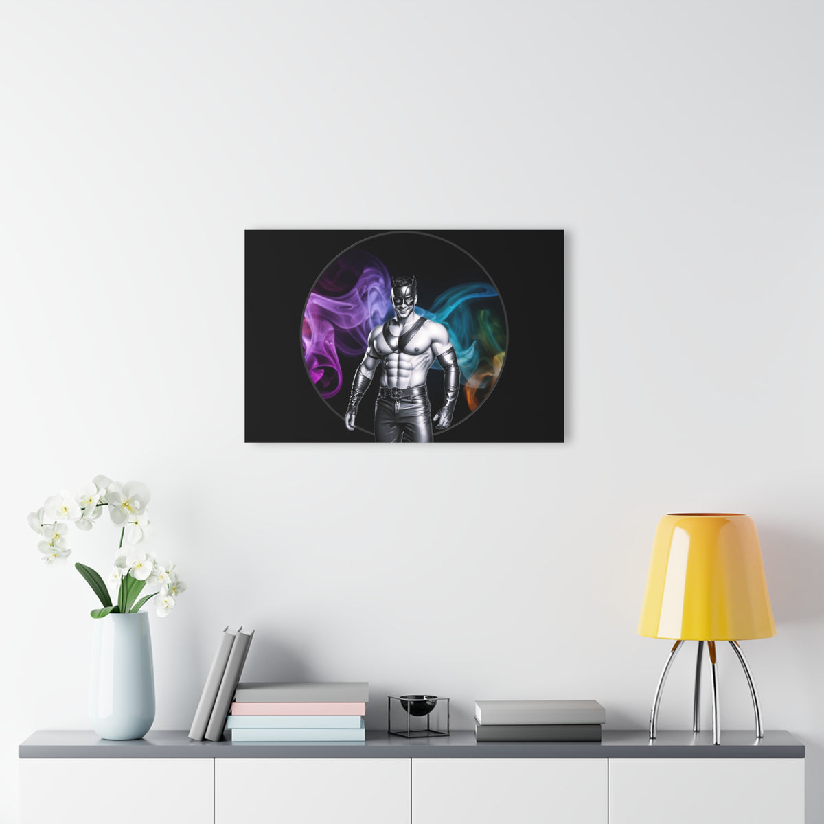 💥 "MASKED HEAT" - GLOSSY ACRYLIC WALL PRINT