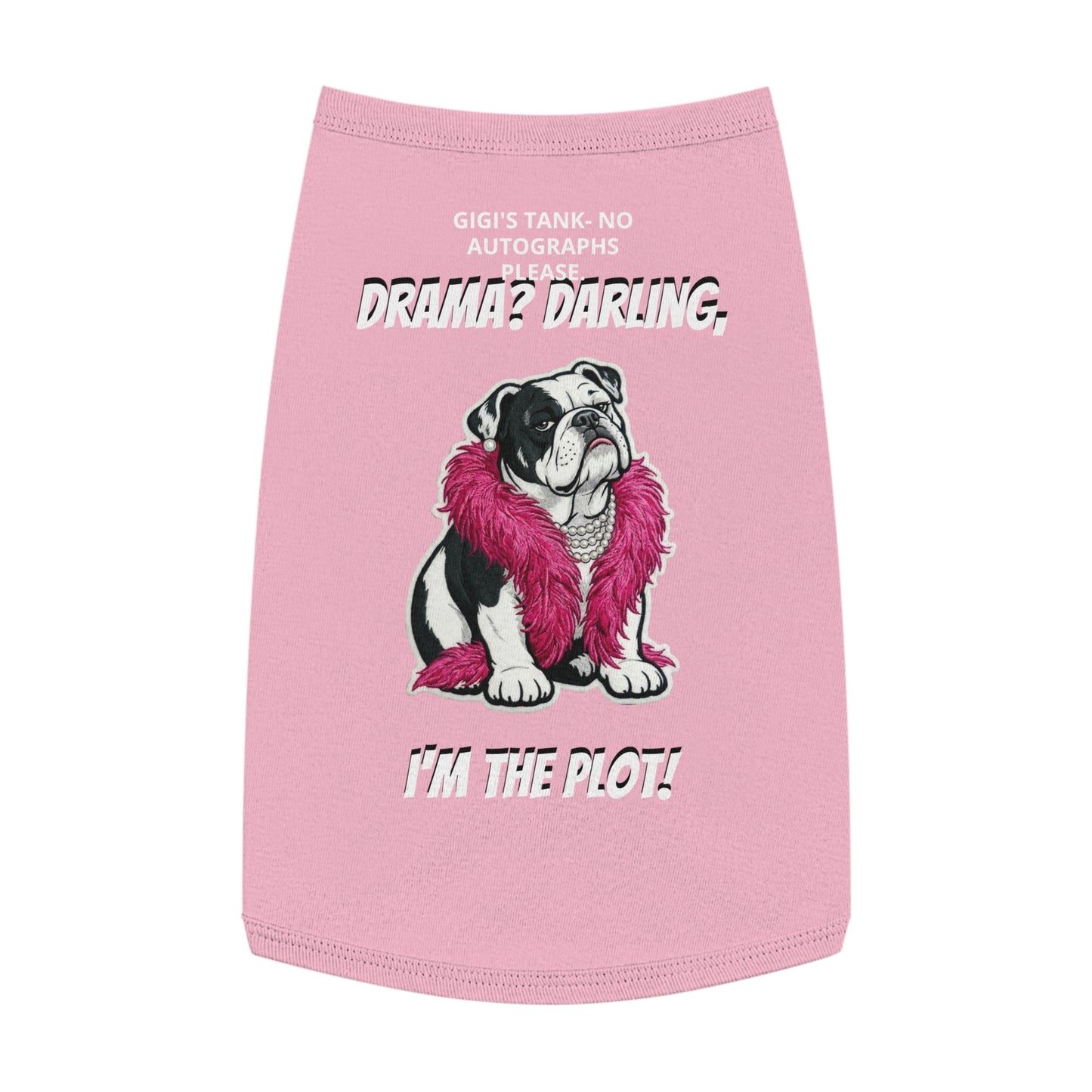 "DRAMA DARLING"-  (PERSONALIZE IT) TANK TOP (I'M THE PLOT EDITION)
